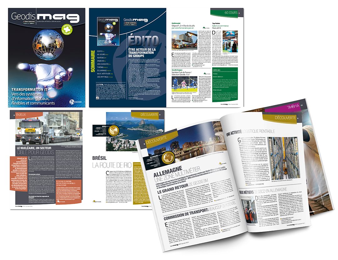 Mise en page magazine