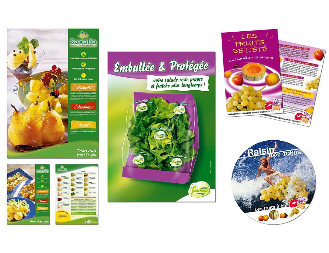 Exécution de plaquettes, affiches, mobiles